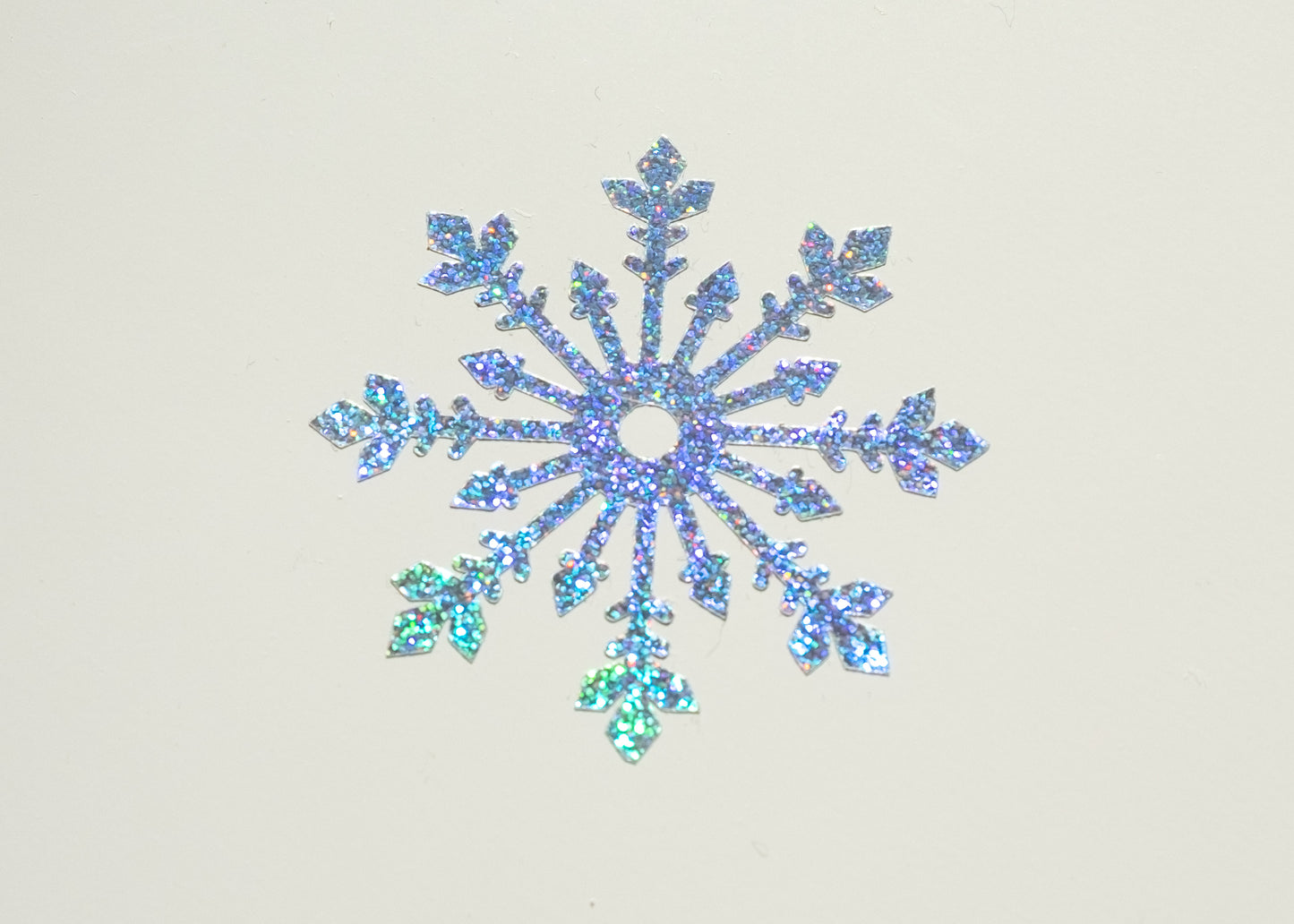 Glitter Snowflake Vinyl Sticker decal