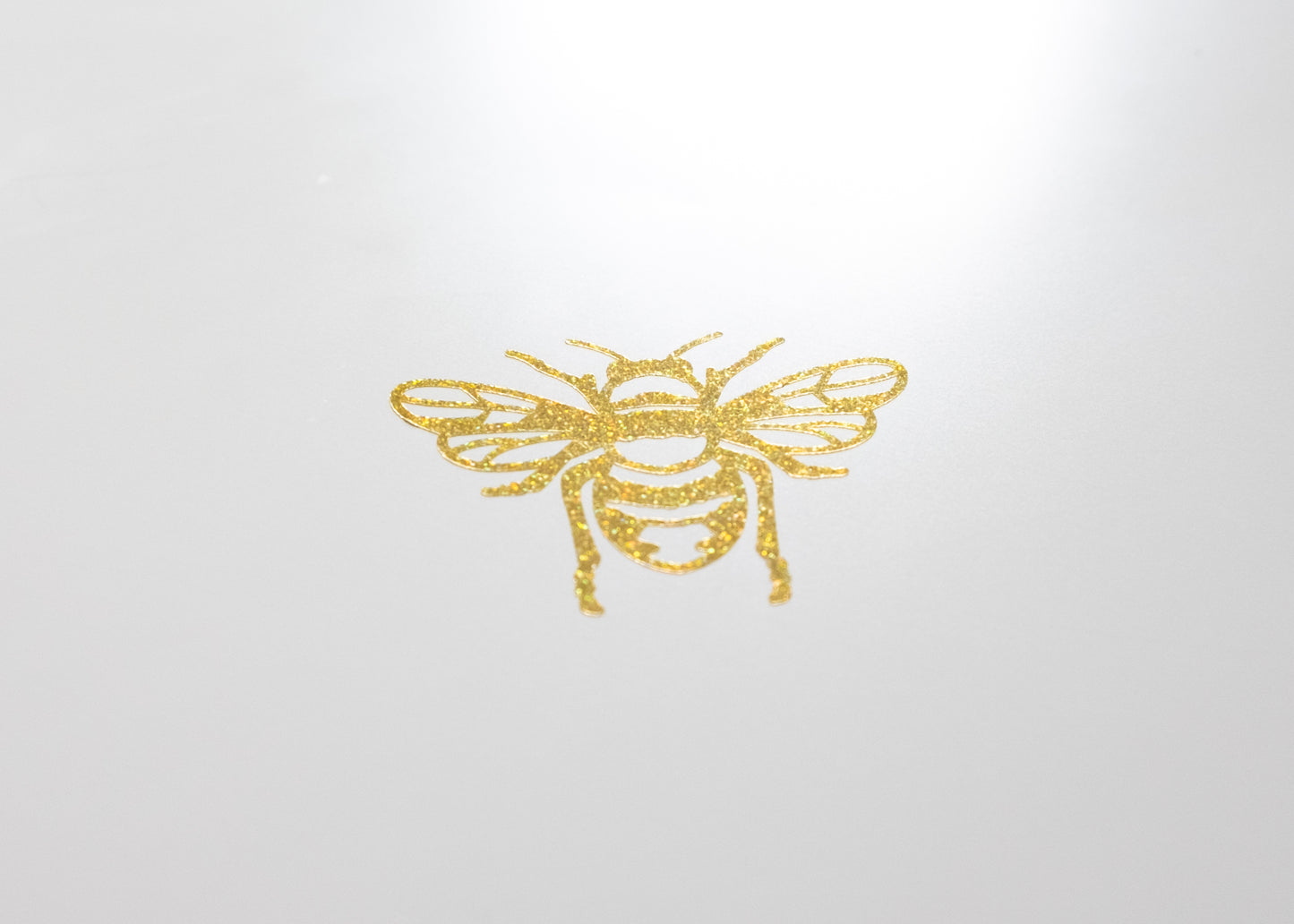 Bee Glitter Vinyl Sticker decal