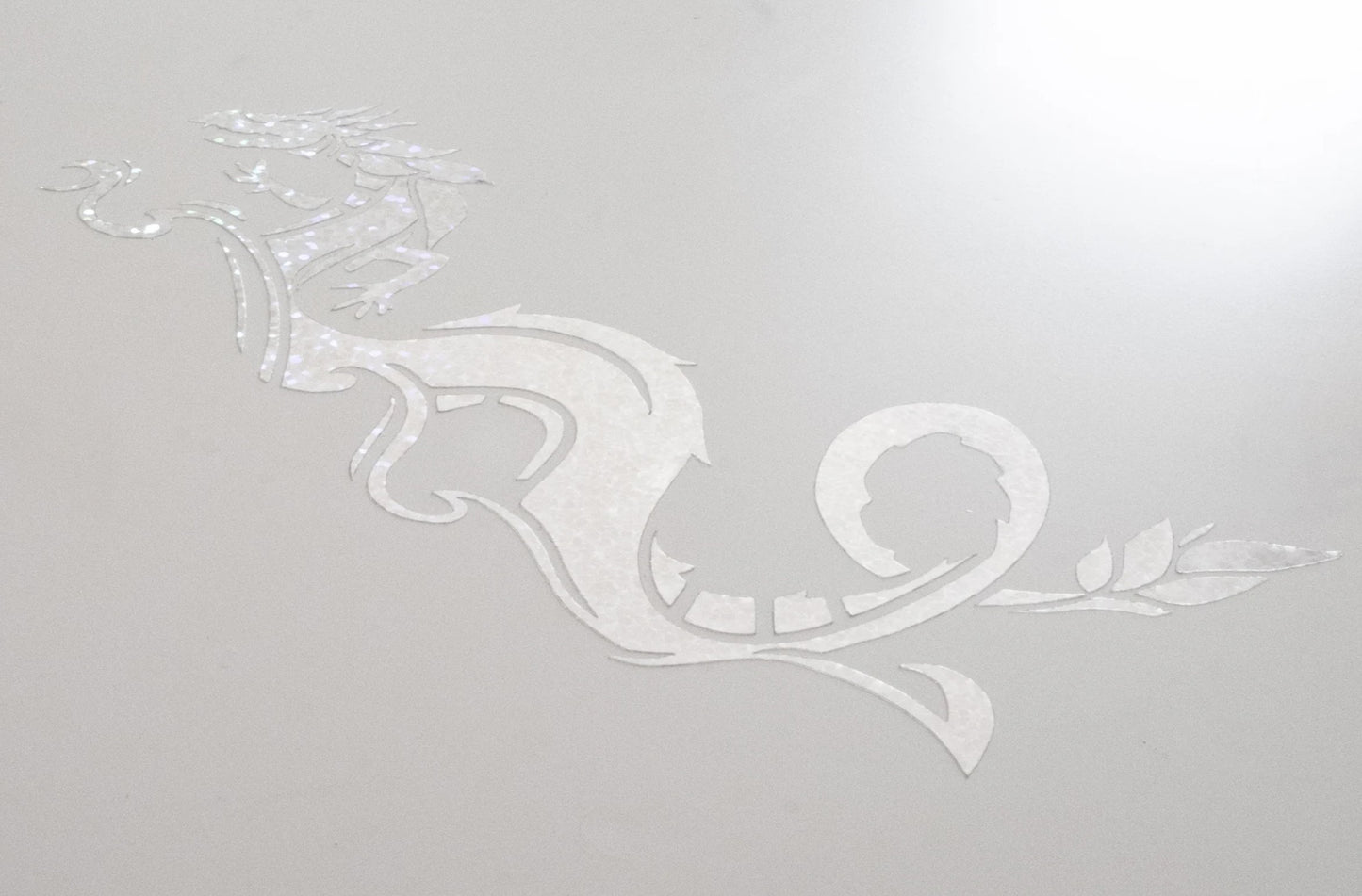 Dragon Sticker decal in glitter vinyl