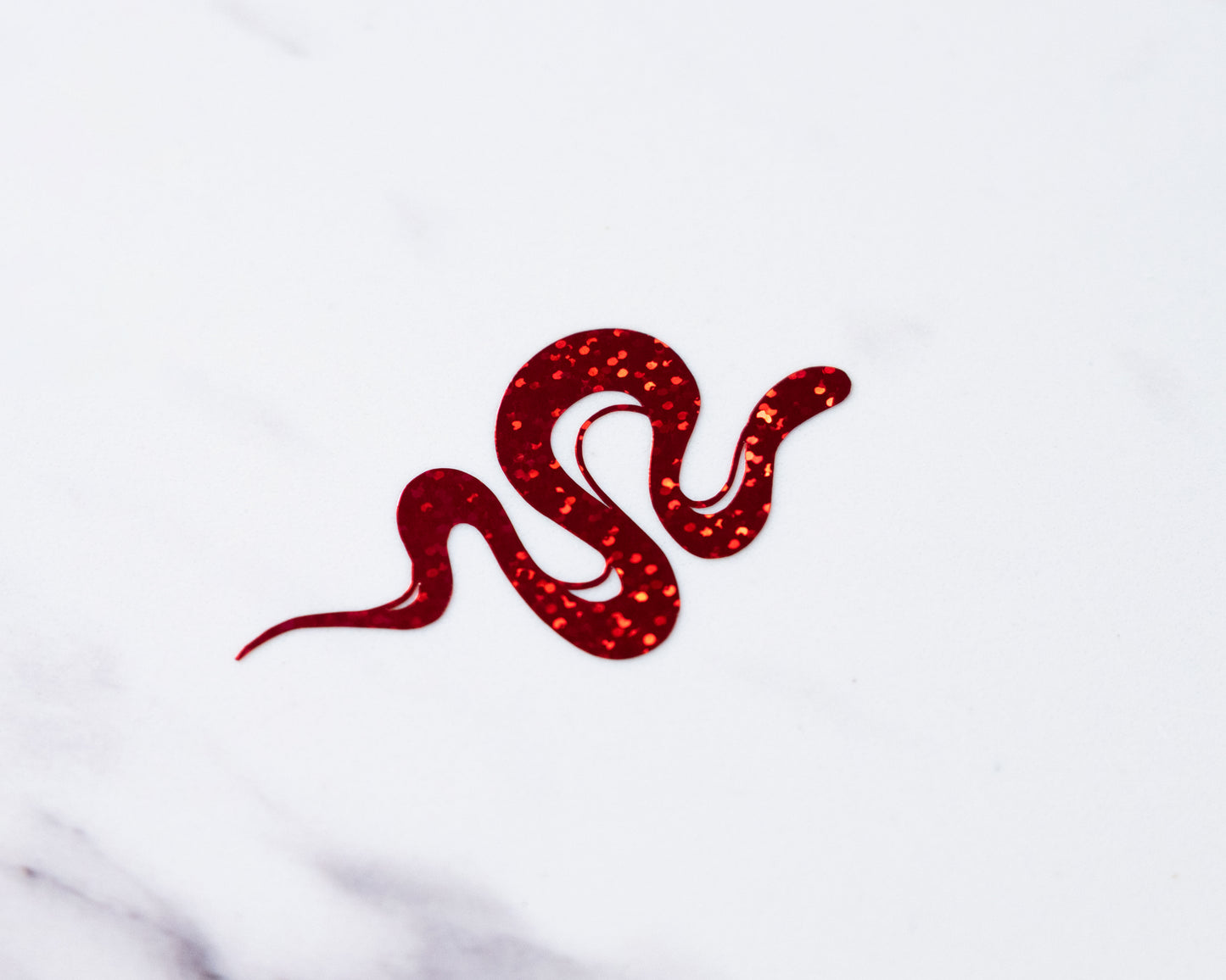 Glitter Snake Vinyl Sticker decal