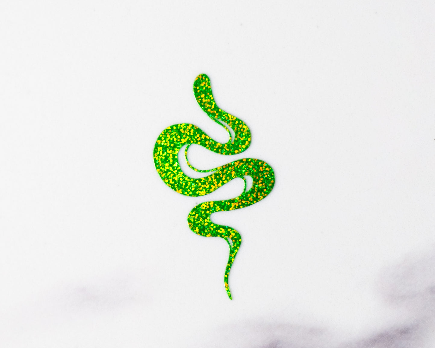 Glitter Snake Vinyl Sticker decal