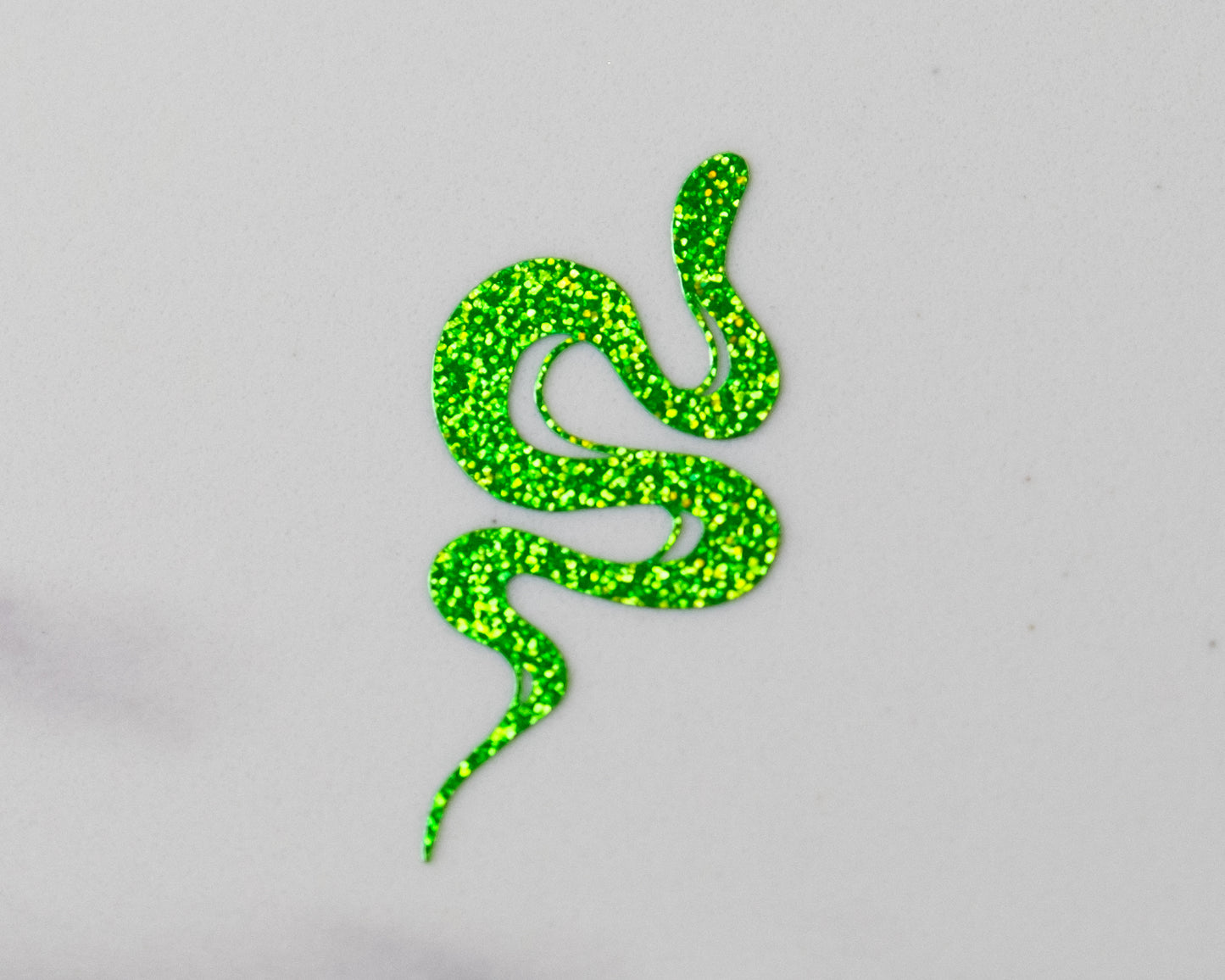 Glitter Snake Vinyl Sticker decal