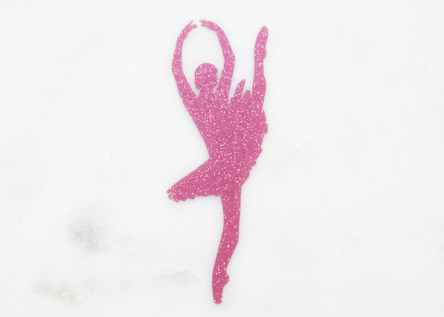 Glitter Ballerina Vinyl Sticker decal