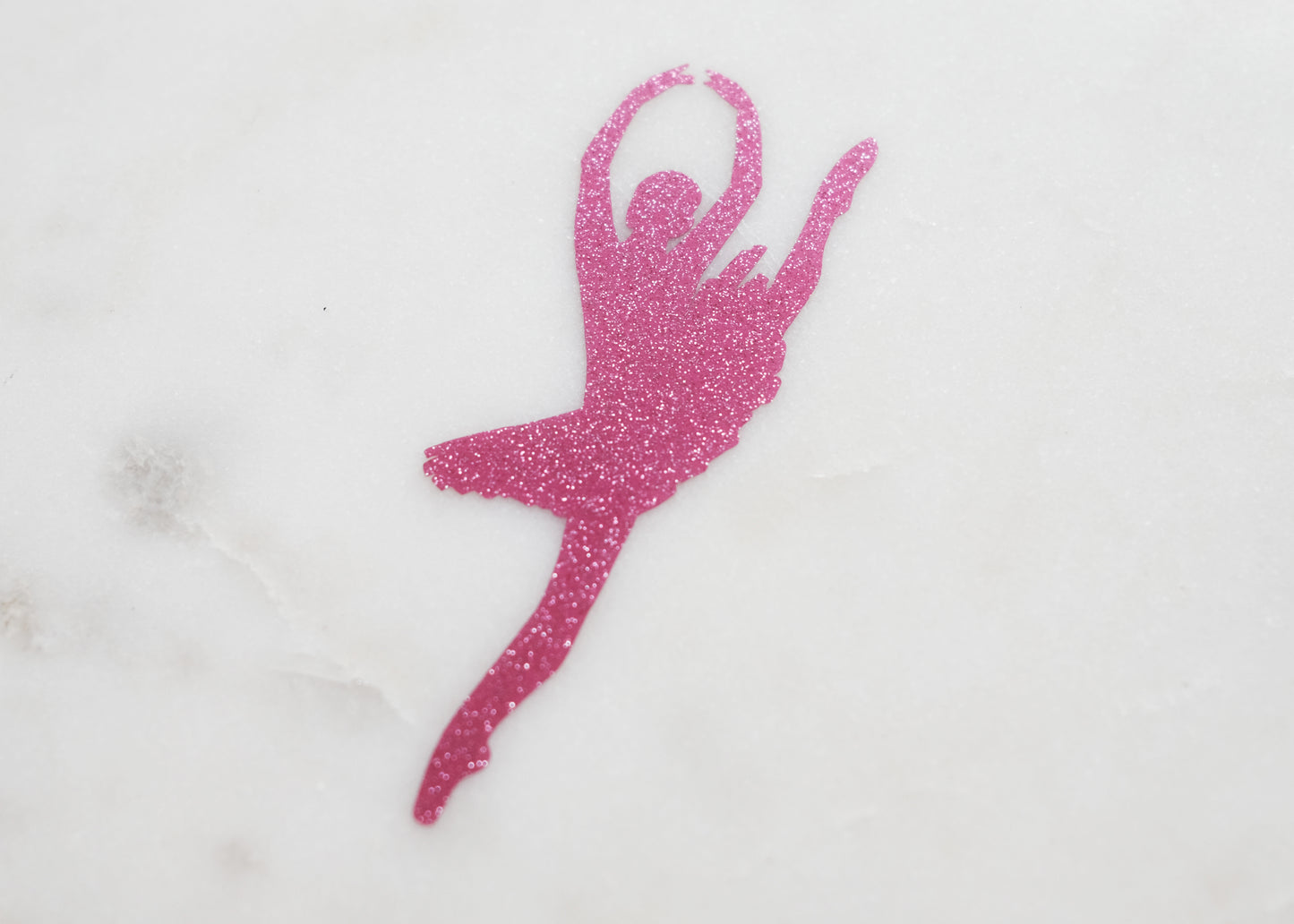 Glitter Ballerina Vinyl Sticker decal