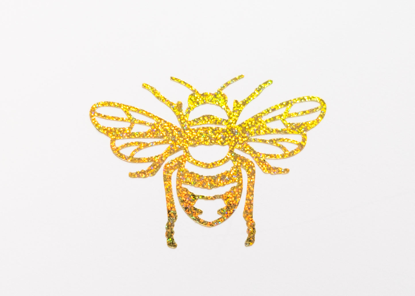 Bee Glitter Vinyl Sticker decal