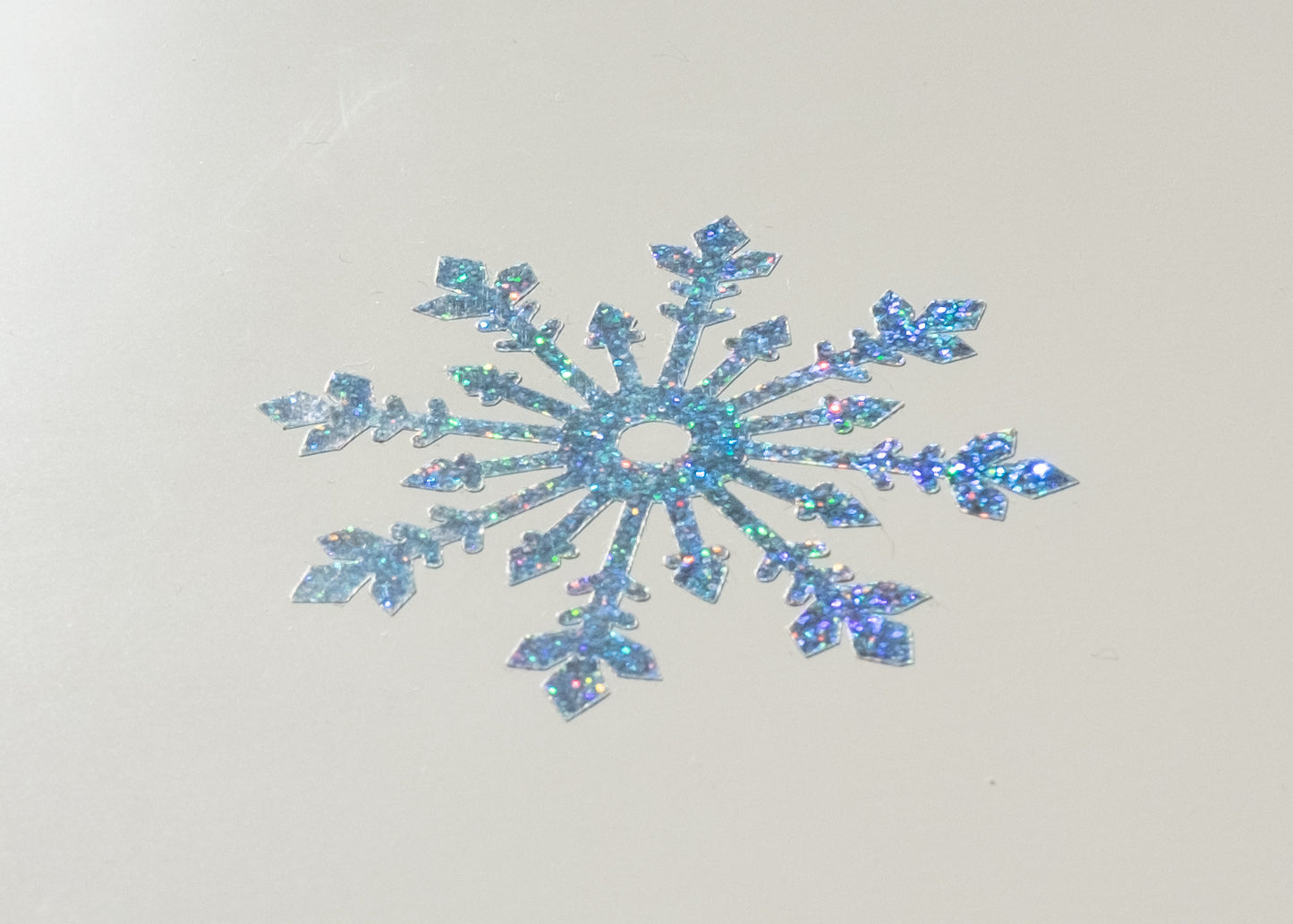 Glitter Snowflake Vinyl Sticker decal