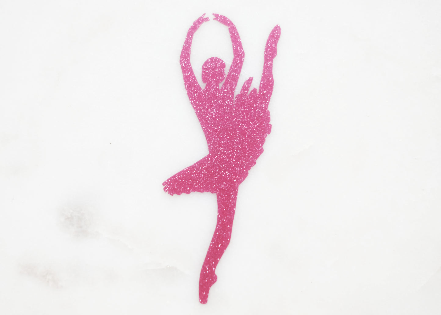 Glitter Ballerina Vinyl Sticker decal