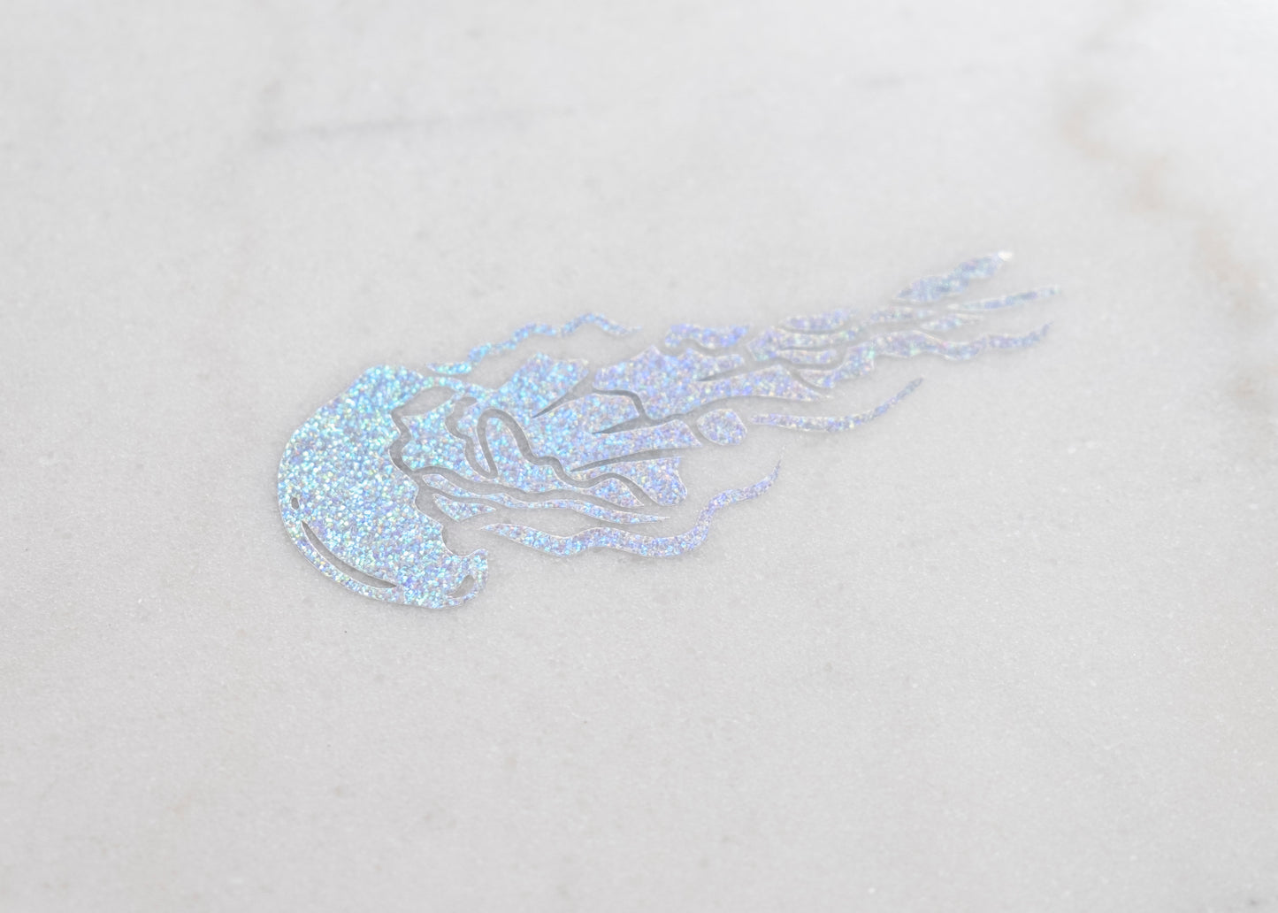 Jellyfish Vinyl Glitter Sticker decal