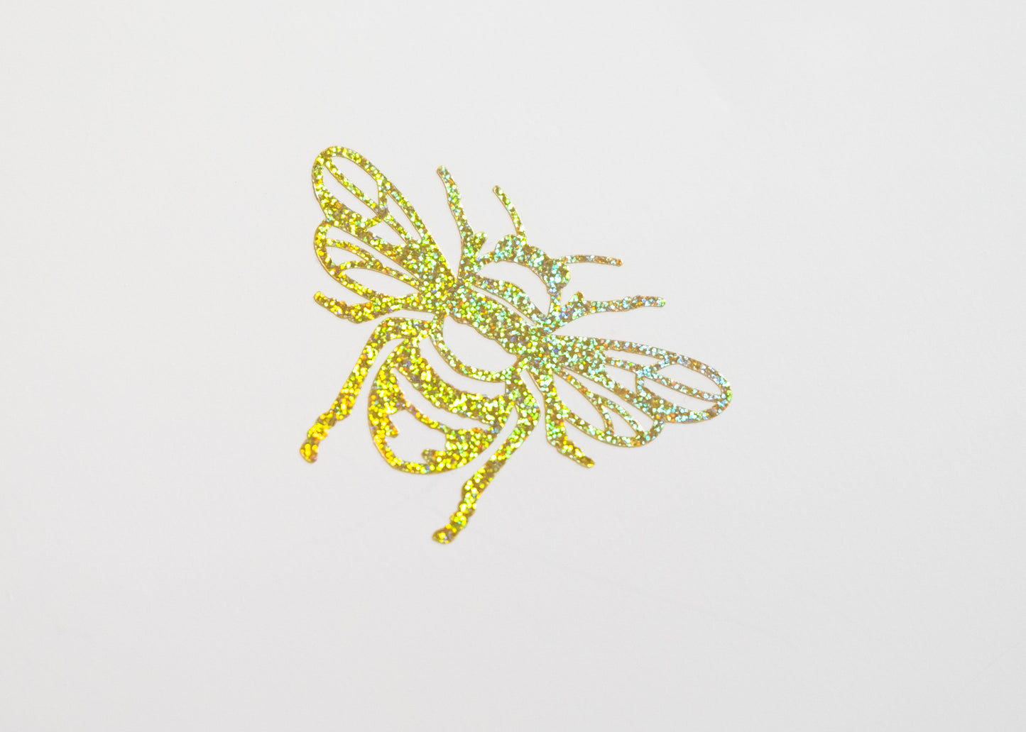 Bee Glitter Vinyl Sticker decal