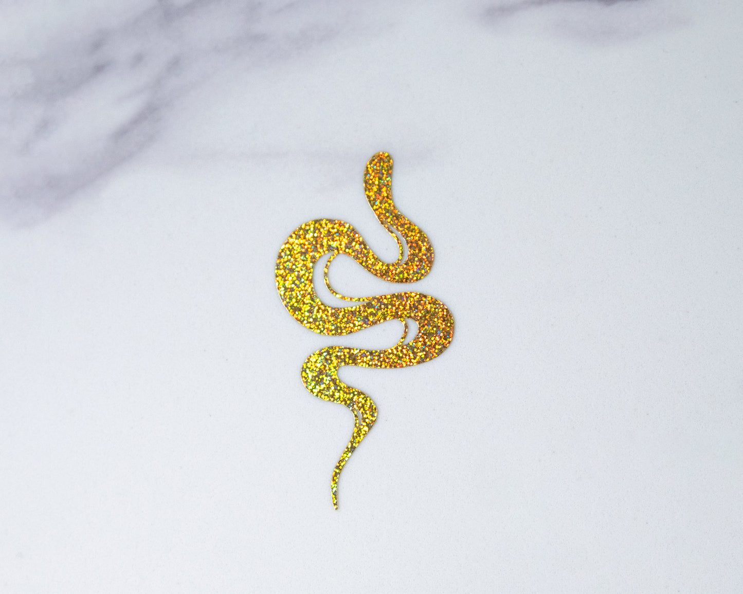 Glitter Snake Vinyl Sticker decal