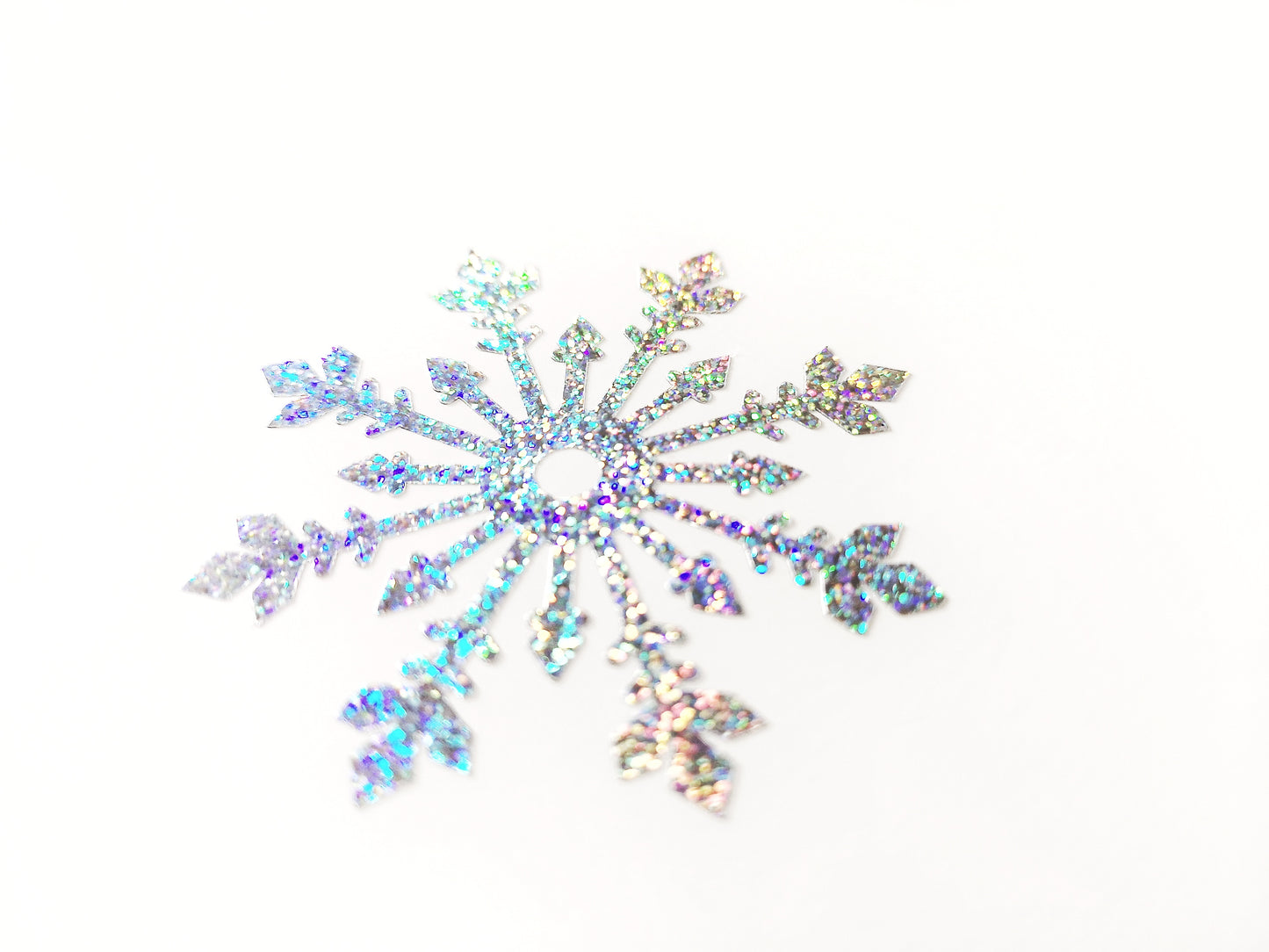 Glitter Snowflake Vinyl Sticker decal